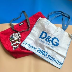 Dolce & Gabbana 2 shopping gift bags